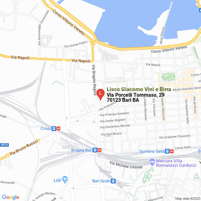 apri la mappa di Lisco Giacomo Vini e Birra