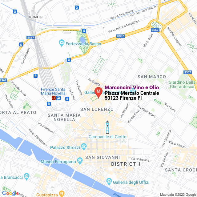 apri la mappa di Marconcini Vino e Olio