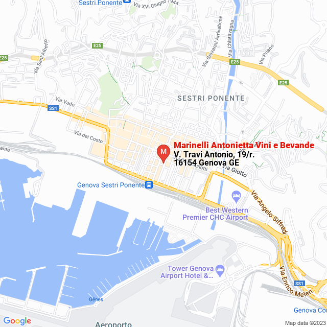 apri la mappa di Marinelli Antonietta Vini e Bevande