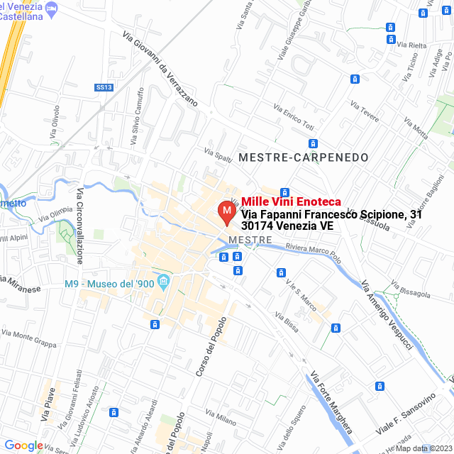 apri la mappa di Mille Vini Enoteca