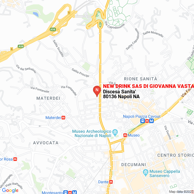 apri la mappa di NEW DRINK SAS DI GIOVANNA VASTARELLA e C. (SAS)
