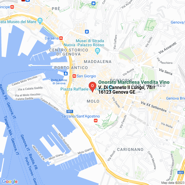 apri la mappa di Onorato Marchesa Vendita Vino