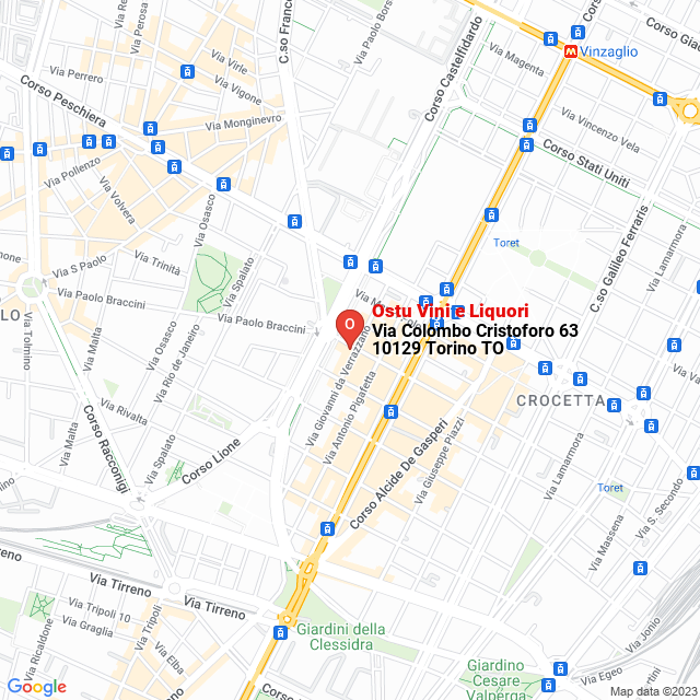 apri la mappa di Ostu Vini e Liquori