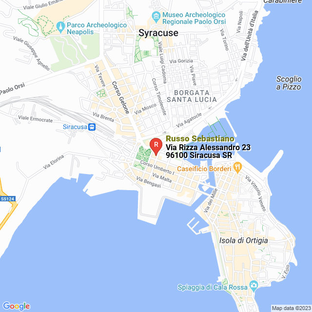 apri la mappa di Russo Sebastiano