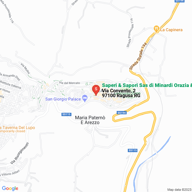 apri la mappa di Saperi & Sapori Sas di Minardi Orazia & C