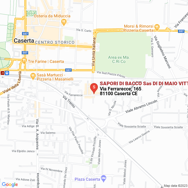 apri la mappa di SAPORI DI BACCO Sas DI DI MAIO VITTORIA e C