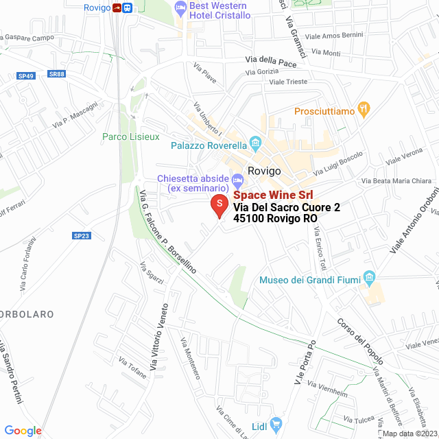 apri la mappa di Space Wine Srl