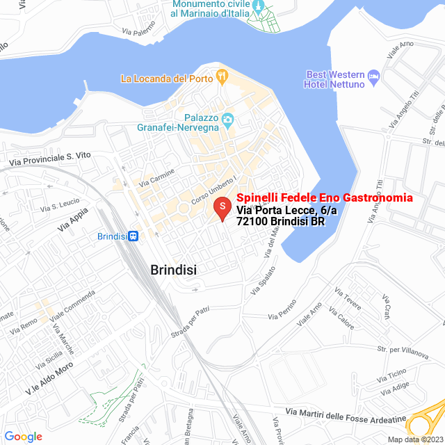 apri la mappa di Spinelli Fedele Eno-Gastronomia