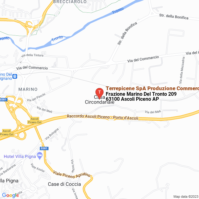 apri la mappa di Terrepicene SpA Produzione Commercializzazione Vin