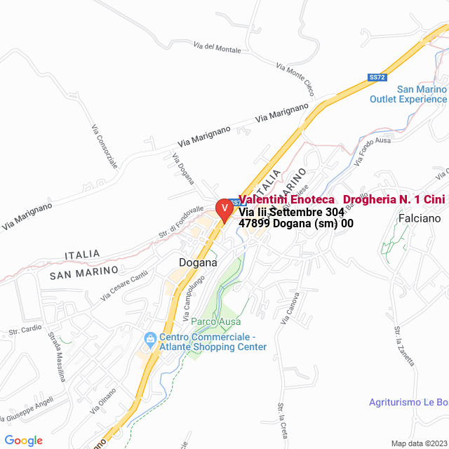 apri la mappa di Valentini Enoteca - Drogheria N. 1 Cini Liquori Coloniali