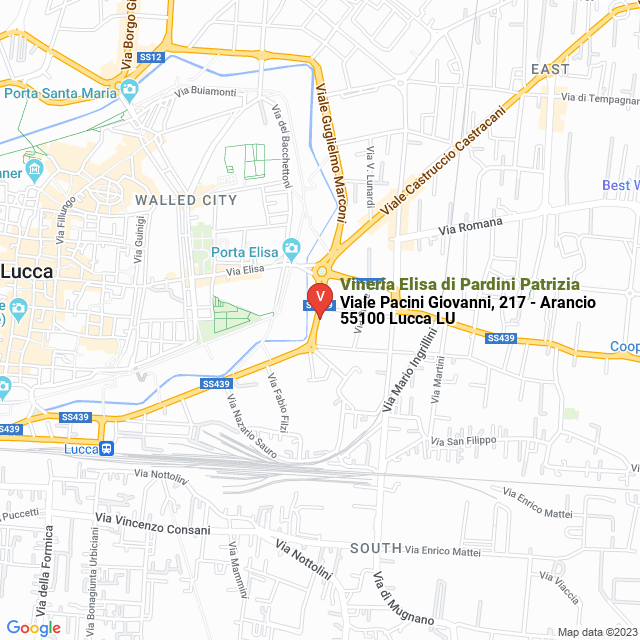 apri la mappa di Vineria Elisa di Pardini Patrizia