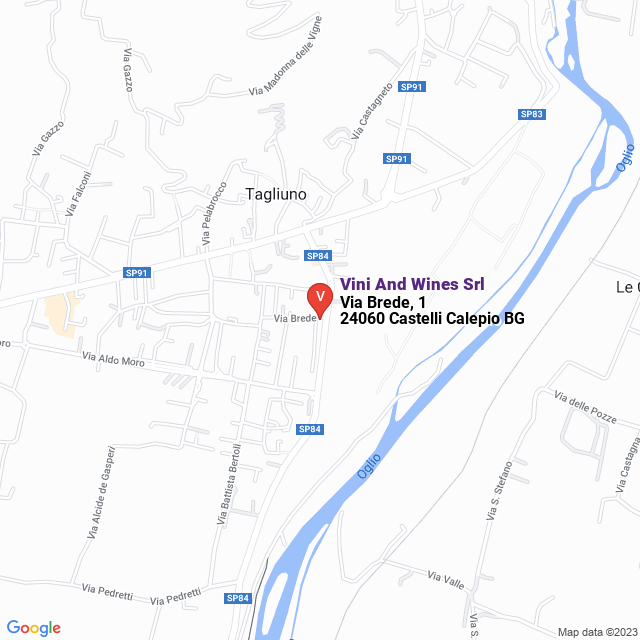 apri la mappa di Vini And Wines Srl