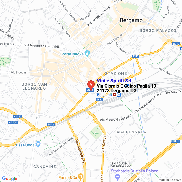 apri la mappa di Vini e Spiriti Srl