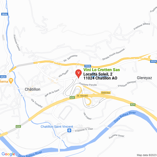 apri la mappa di Vini Lo Crotten Sas