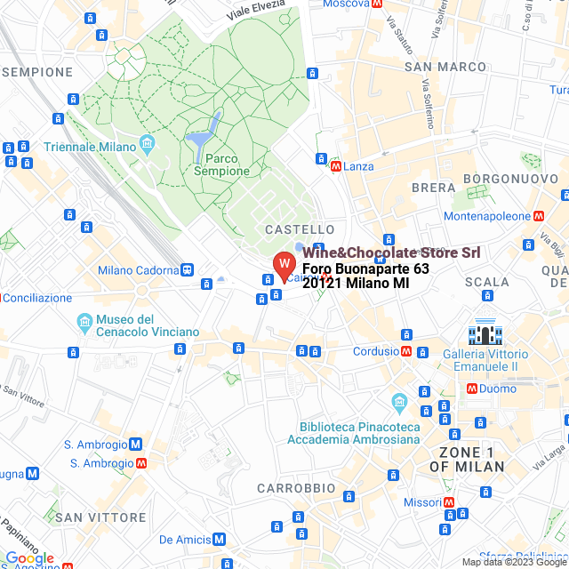 apri la mappa di Wine&Chocolate Store Srl