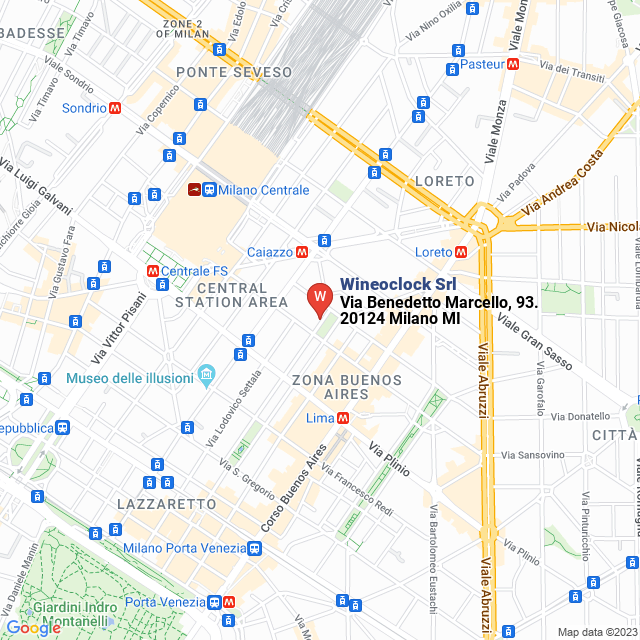 apri la mappa di Wineoclock Srl