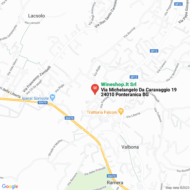 apri la mappa di Wineshop.It Srl