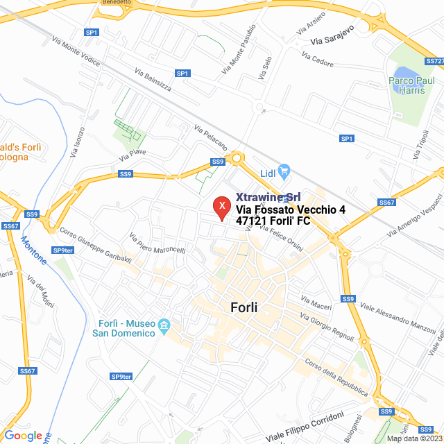 apri la mappa di Xtrawine Srl