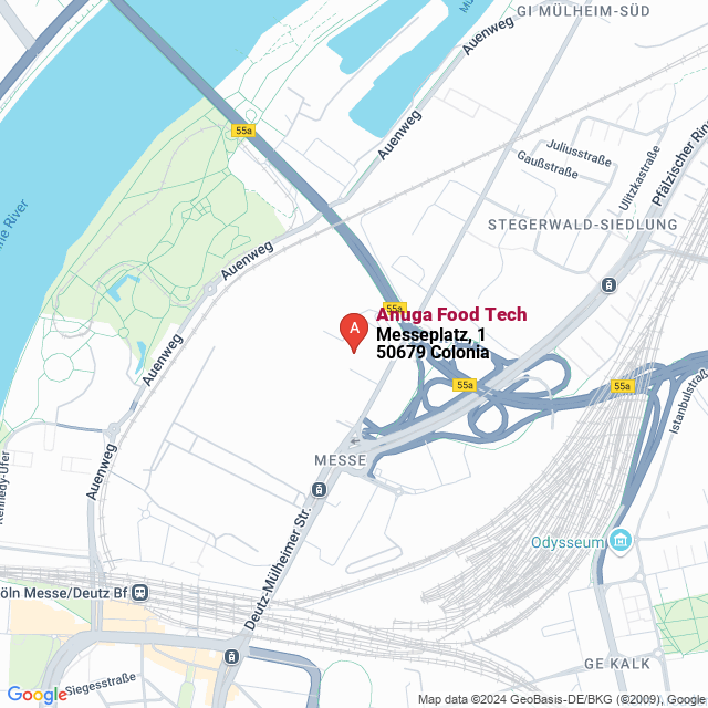 apri la mappa di Anuga Food Tech