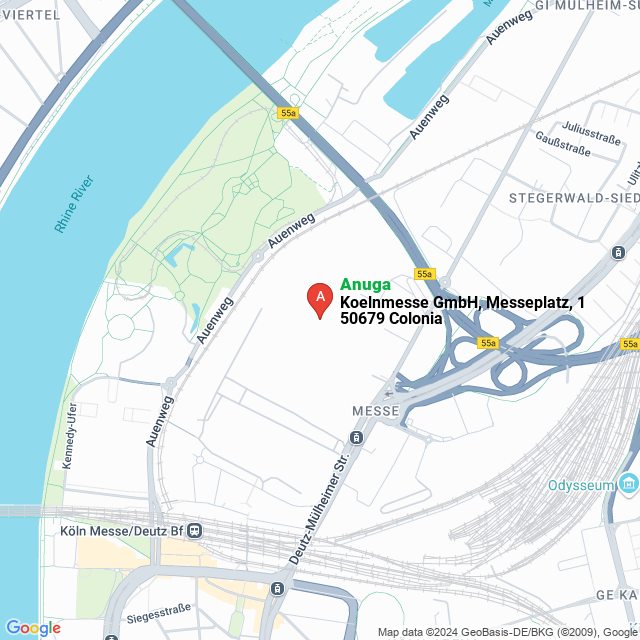 apri la mappa di Anuga