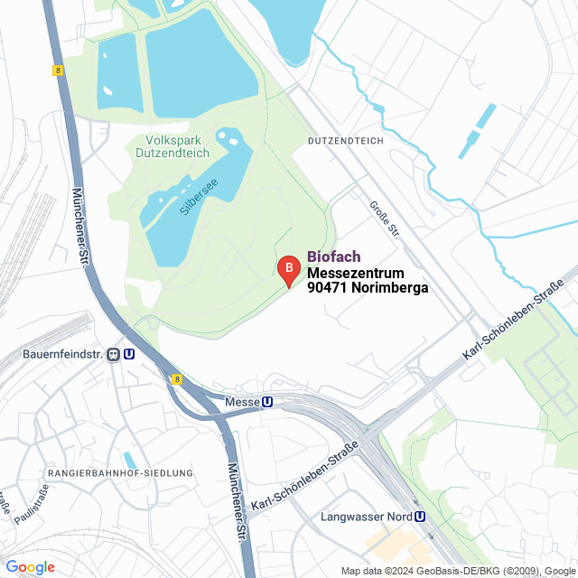 apri la mappa di Biofach