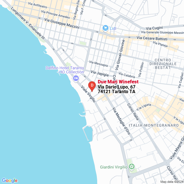 apri la mappa di Due Mari Winefest