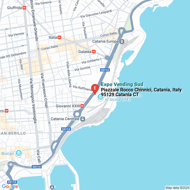 apri la mappa di Expo Vending Sud