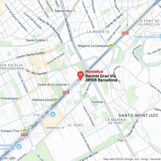 apri la mappa di Hostelco