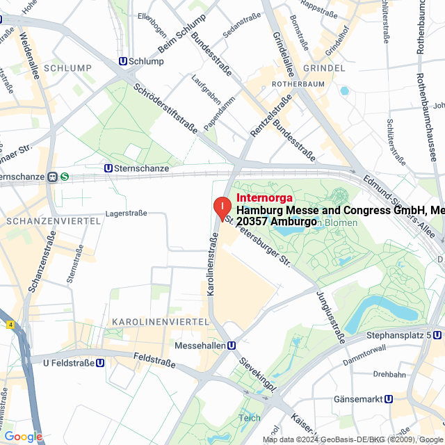 apri la mappa di Internorga