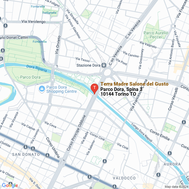 apri la mappa di Terra Madre Salone del Gusto