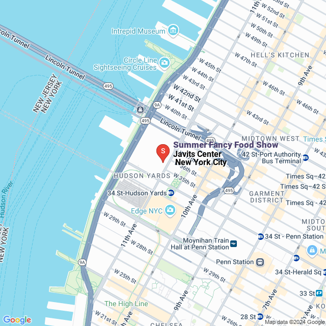 apri la mappa di Summer Fancy Food Show