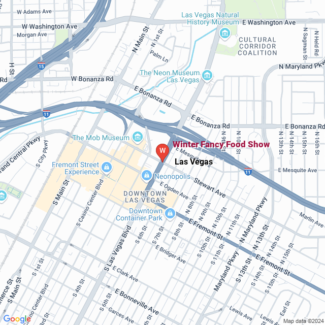 apri la mappa di Winter Fancy Food Show