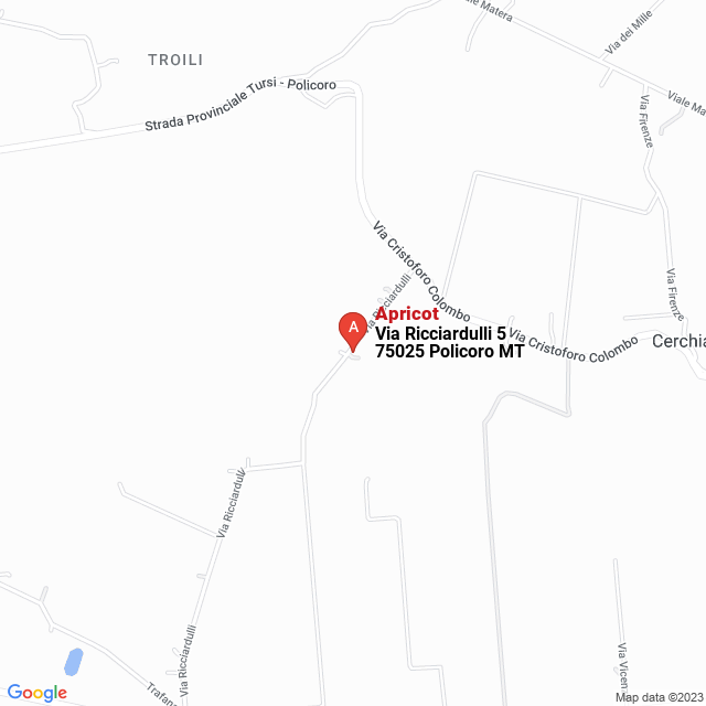 apri la mappa di Apricot