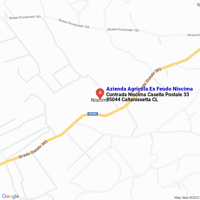 apri la mappa di Azienda Agricola Ex Feudo Niscima