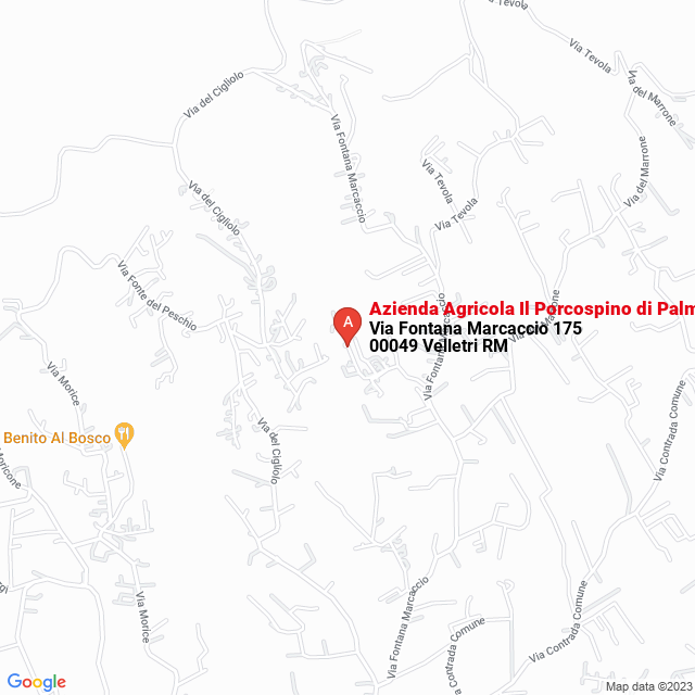 apri la mappa di Azienda Agricola Il Porcospino di Palma Piera