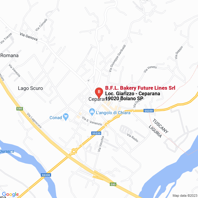 apri la mappa di B.F.L. Bakery Future Lines Srl