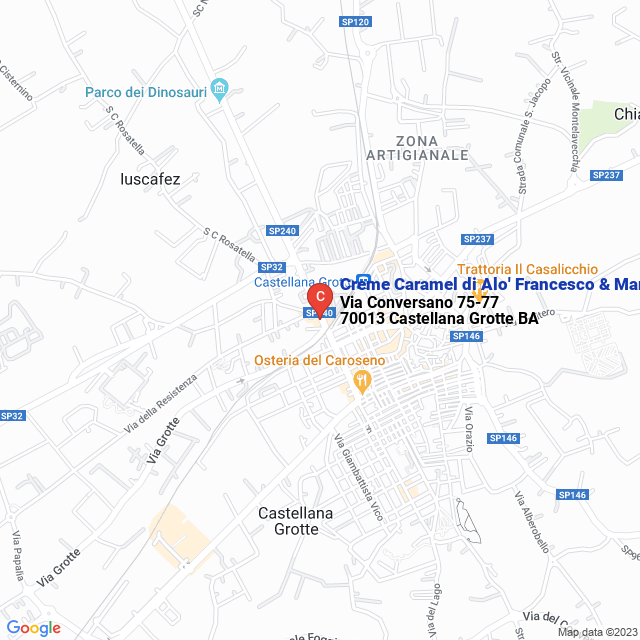 apri la mappa di Creme Caramel di Alo‘ Francesco & Mario Snc