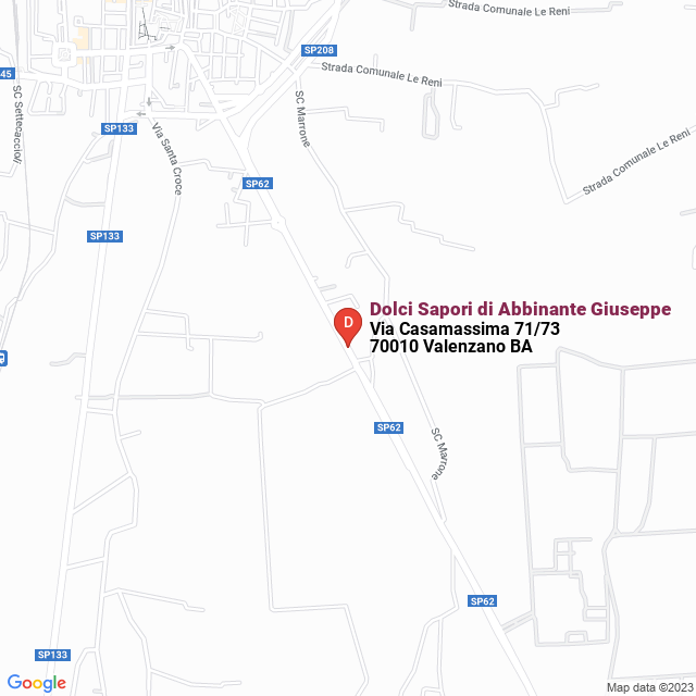 apri la mappa di Dolci Sapori di Abbinante Giuseppe