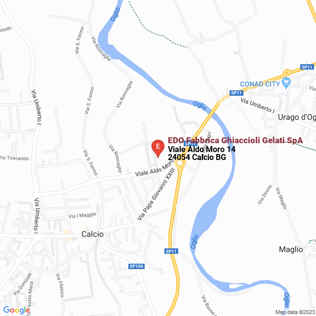 apri la mappa di EDO Fabbrica Ghiaccioli Gelati SpA