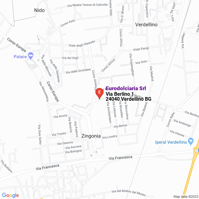 apri la mappa di Eurodolciaria Srl