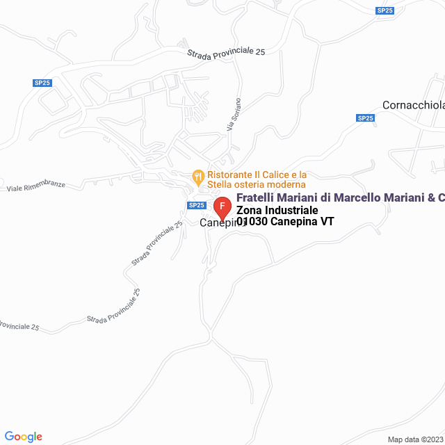 apri la mappa di Fratelli Mariani di Marcello Mariani & C. Sas