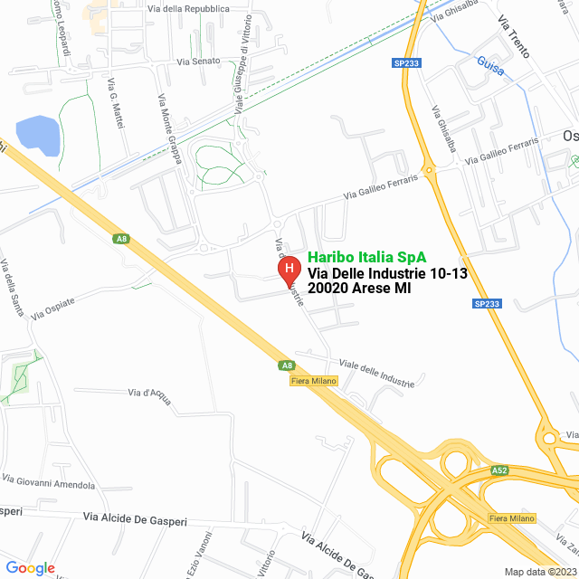 apri la mappa di Haribo Italia SpA