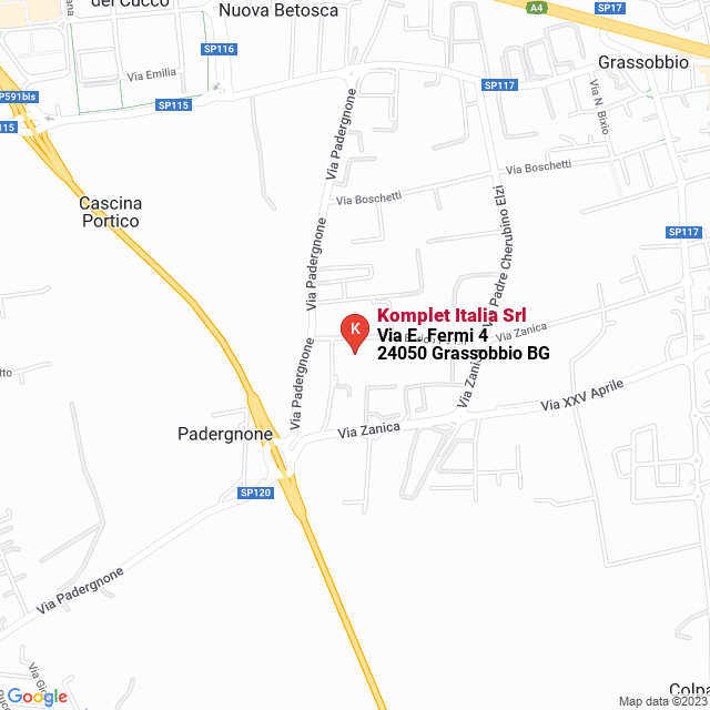 apri la mappa di Komplet Italia Srl