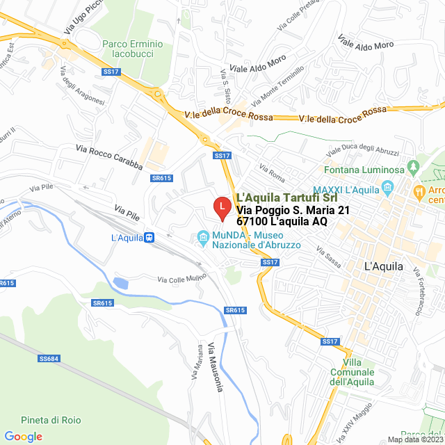 apri la mappa di L‘Aquila Tartufi Srl