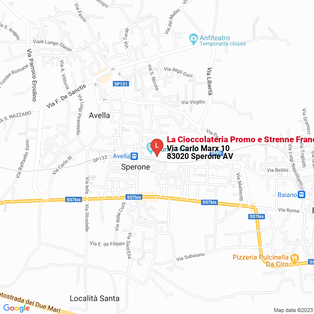 apri la mappa di La Cioccolateria Promo e Strenne Francesco Sperandeo Srl
