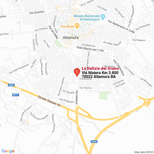 apri la mappa di Le Delizie del Grano