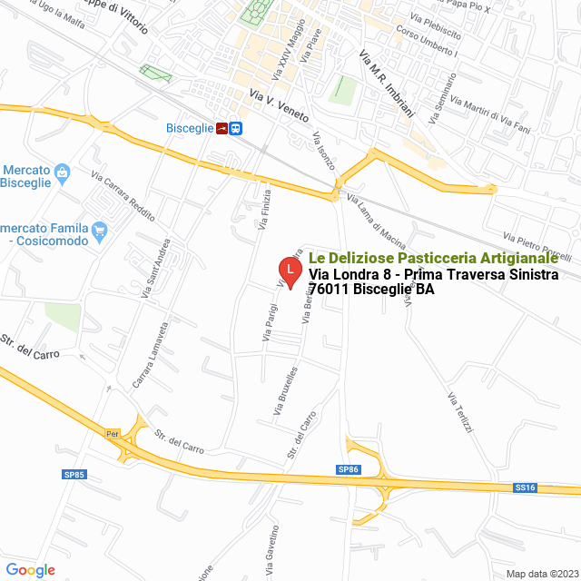 apri la mappa di Le Deliziose Pasticceria Artigianale