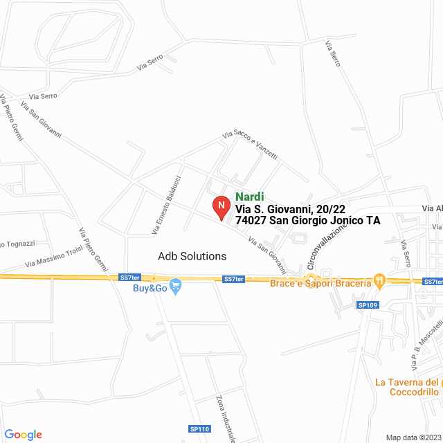 apri la mappa di Nardi