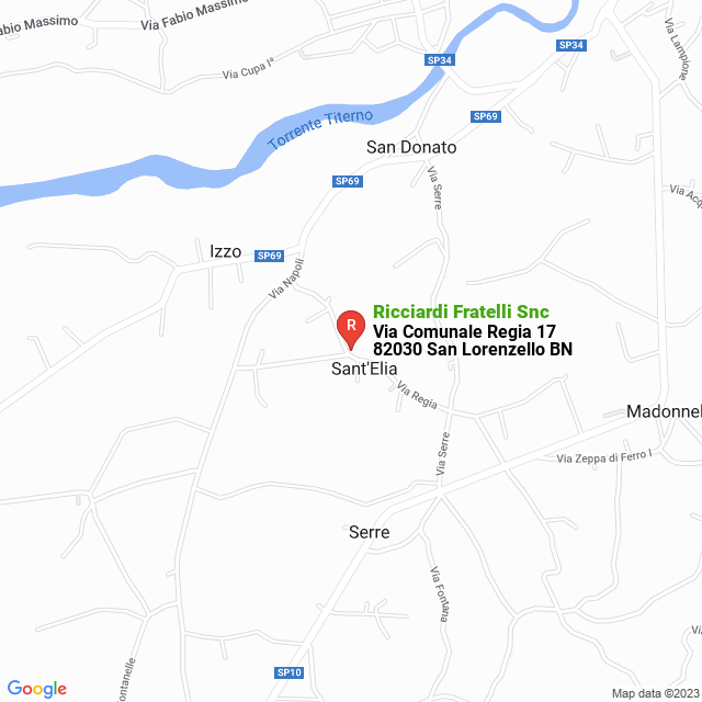 apri la mappa di Ricciardi Fratelli Snc