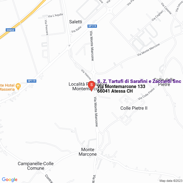 apri la mappa di S. Z. Tartufi di Sarafini e Zaccardi Snc